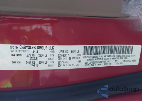 2014 Dodge Grand Caravan Sxt from USA, damaged, VIN 2C4RDGCG7ER147183